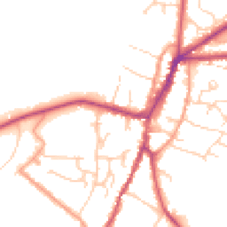 Daytime road noise heatmap for OX7 5LJ