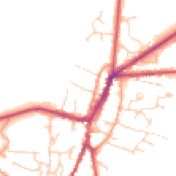 Daytime road noise heatmap for OX7 5NU