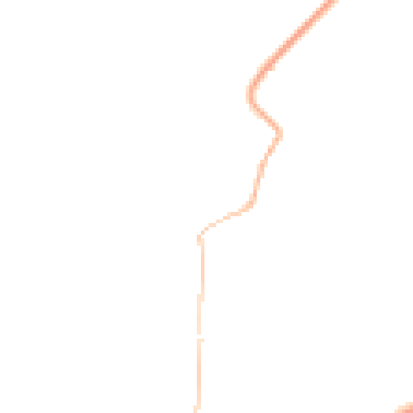 Night-time road noise heatmap for OX7 5PL