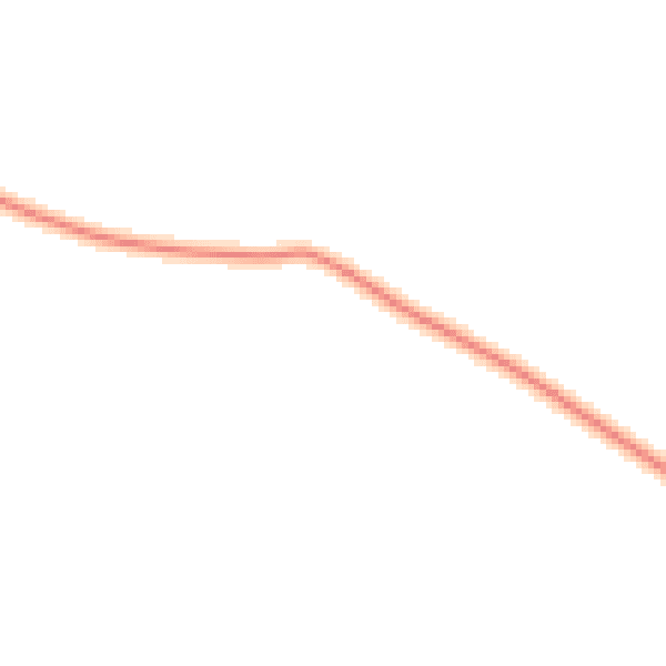 Daytime road noise heatmap for OX7 5TR