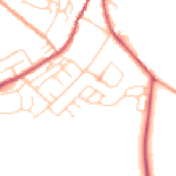 Daytime road noise heatmap for OX7 5TZ