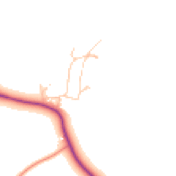 Daytime road noise heatmap for OX7 5YS