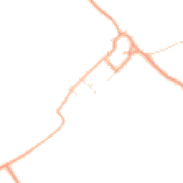 Daytime road noise heatmap for OX7 6AU