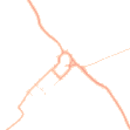 Daytime road noise heatmap for OX7 6AZ