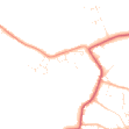 Daytime road noise heatmap for OX7 6BG