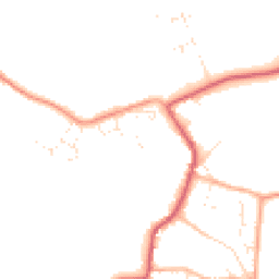 Daytime road noise heatmap for OX7 6BU