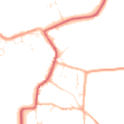Daytime road noise heatmap for OX7 6DE
