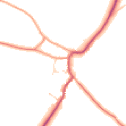 Daytime road noise heatmap for OX7 6FF