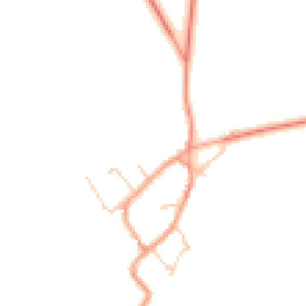 Daytime road noise heatmap for OX7 6GE