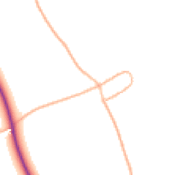 Daytime road noise heatmap for OX7 6HE