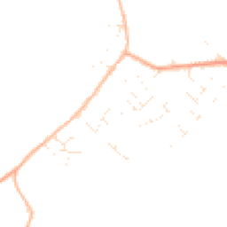Daytime road noise heatmap for OX7 6JA