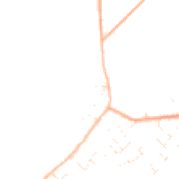 Daytime road noise heatmap for OX7 6JG