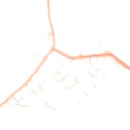 Daytime road noise heatmap for OX7 6JJ