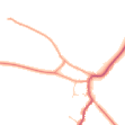 Daytime road noise heatmap for OX7 6NB