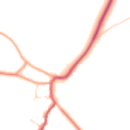 Daytime road noise heatmap for OX7 6NG