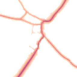 Daytime road noise heatmap for OX7 6NN