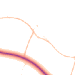Daytime road noise heatmap for OX7 6SH