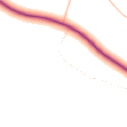 Daytime road noise heatmap for OX7 6SJ