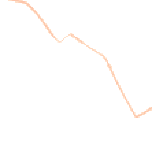 Night-time road noise heatmap for OX7 6XD