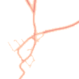 Daytime road noise heatmap for OX7 6YD