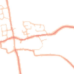 Daytime road noise heatmap for OX7 7AY