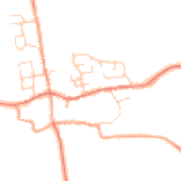 Daytime road noise heatmap for OX7 7BH