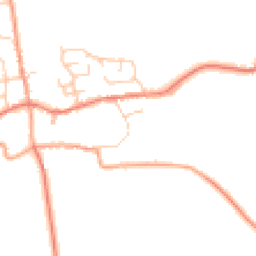 Daytime road noise heatmap for OX7 7BT