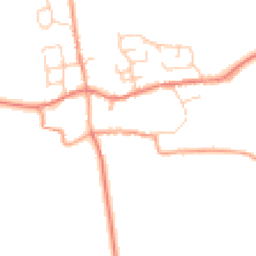 Daytime road noise heatmap for OX7 7BU