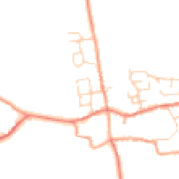 Daytime road noise heatmap for OX7 7EU