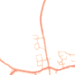 Daytime road noise heatmap for OX7 7EY