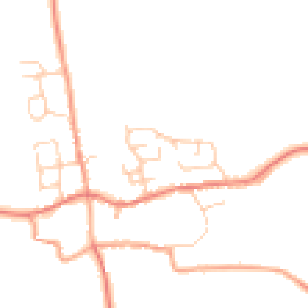 Daytime road noise heatmap for OX7 7HD