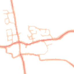 Daytime road noise heatmap for OX7 7HG