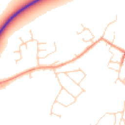 Daytime road noise heatmap for OX9 2AH