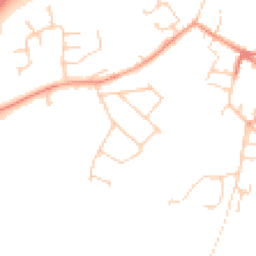 Daytime road noise heatmap for OX9 2AT