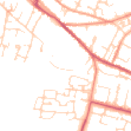 Daytime road noise heatmap for OX9 2DH