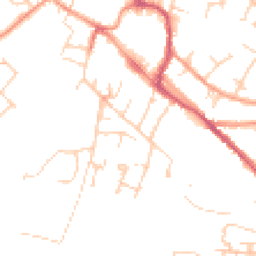 Daytime road noise heatmap for OX9 2DZ