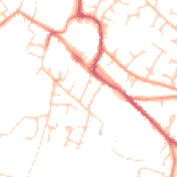 Daytime road noise heatmap for OX9 2EA