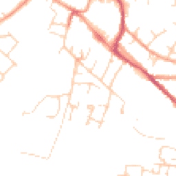 Daytime road noise heatmap for OX9 2EN