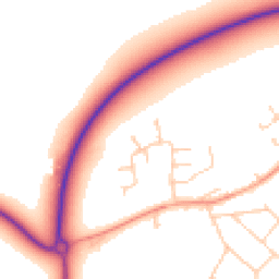 Daytime road noise heatmap for OX9 2FW