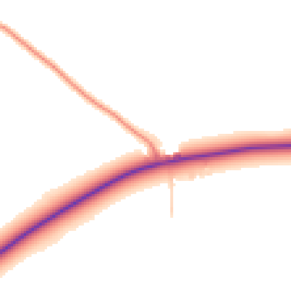 Daytime road noise heatmap for OX9 2HA