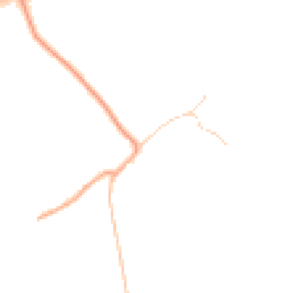 Daytime road noise heatmap for OX9 2HU