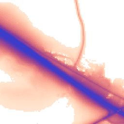 Daytime road noise heatmap for OX9 2JL