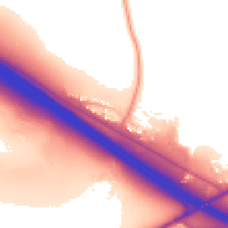 Daytime road noise heatmap for OX9 2JR