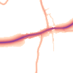 Daytime road noise heatmap for OX9 2LJ