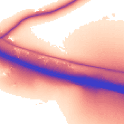 Daytime road noise heatmap for OX9 2NT