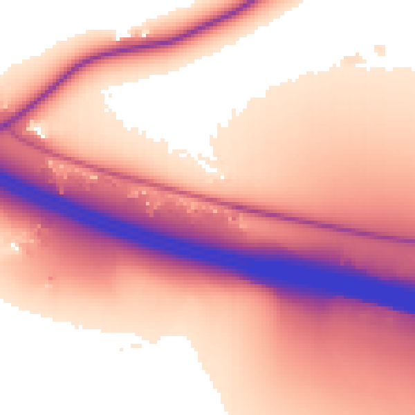Daytime road noise heatmap for OX9 2NT