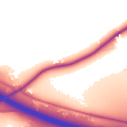 Daytime road noise heatmap for OX9 2NX