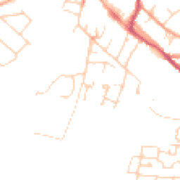 Daytime road noise heatmap for OX9 2QA