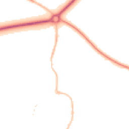 Night-time road noise heatmap for OX9 3DE