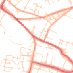 Daytime road noise heatmap for OX9 3LN